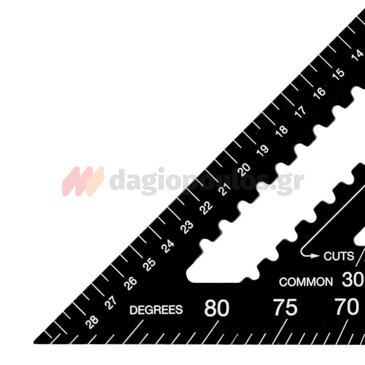 DeWalt DWHT25228-0 Επαγγελματικός Χάρακας - Τρίγωνο - Γωνιόμετρο Μέτρησης & Σχεδιασμού Αλουμινίου 300mm