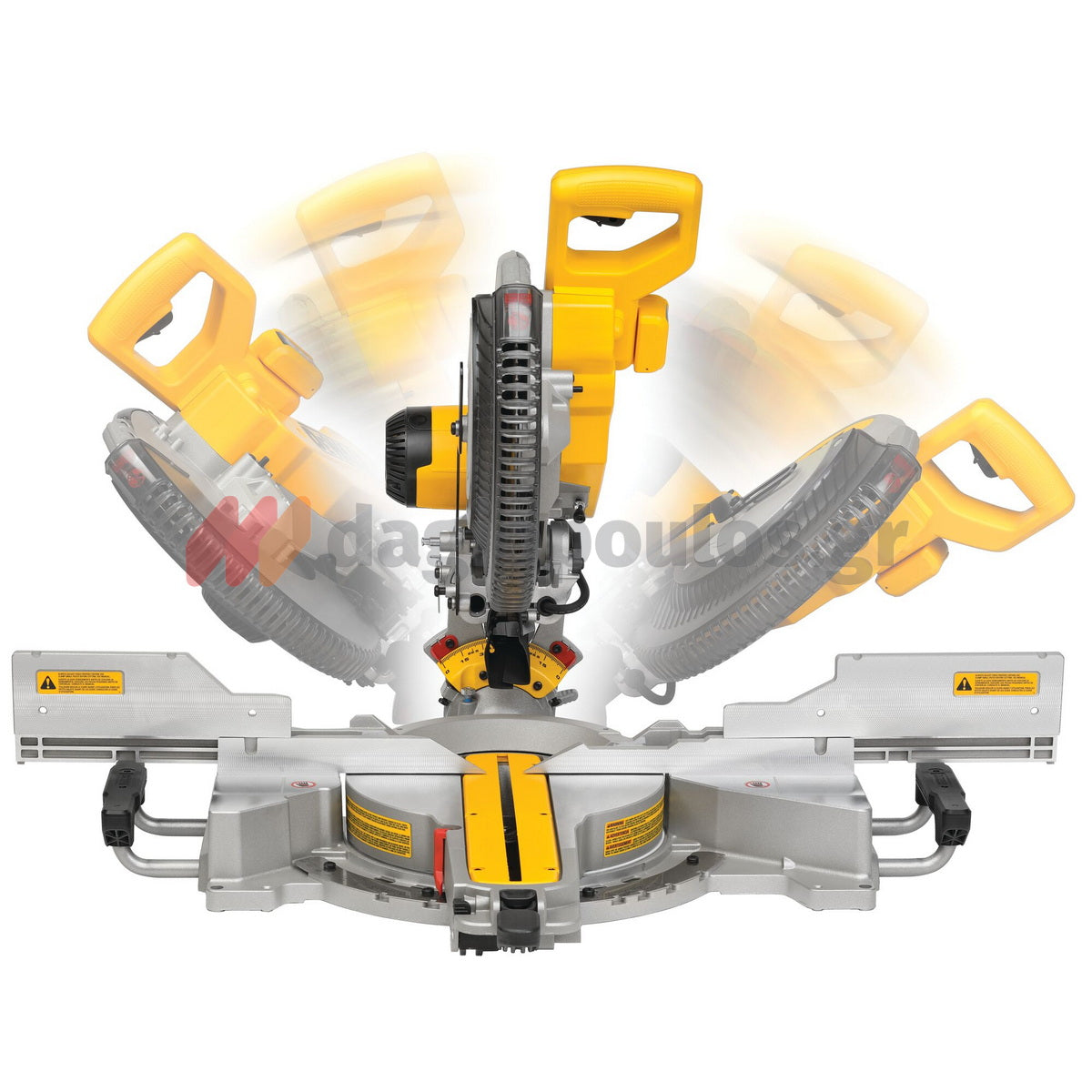 DeWalt DWS780-QS Brushless Ηλεκτρικό Φαλτσοπρίονο Πάγκου Συρόμενο (Radial) 1675W 305mm