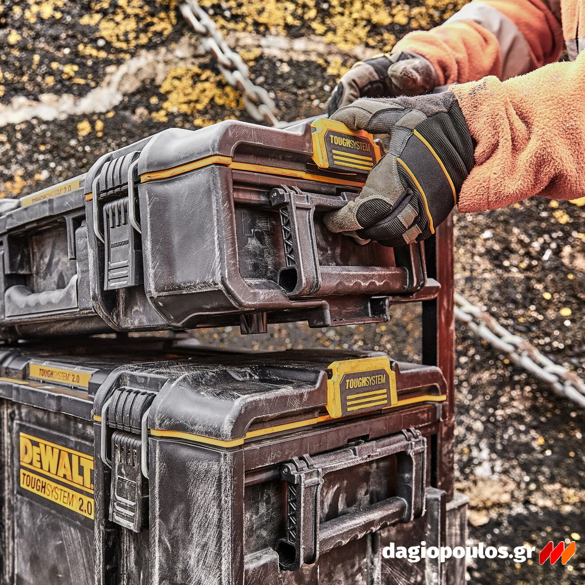 DeWalt DWST83293-1 Εργαλειοθήκη Κλειστού Τύπου Tough System 2.0