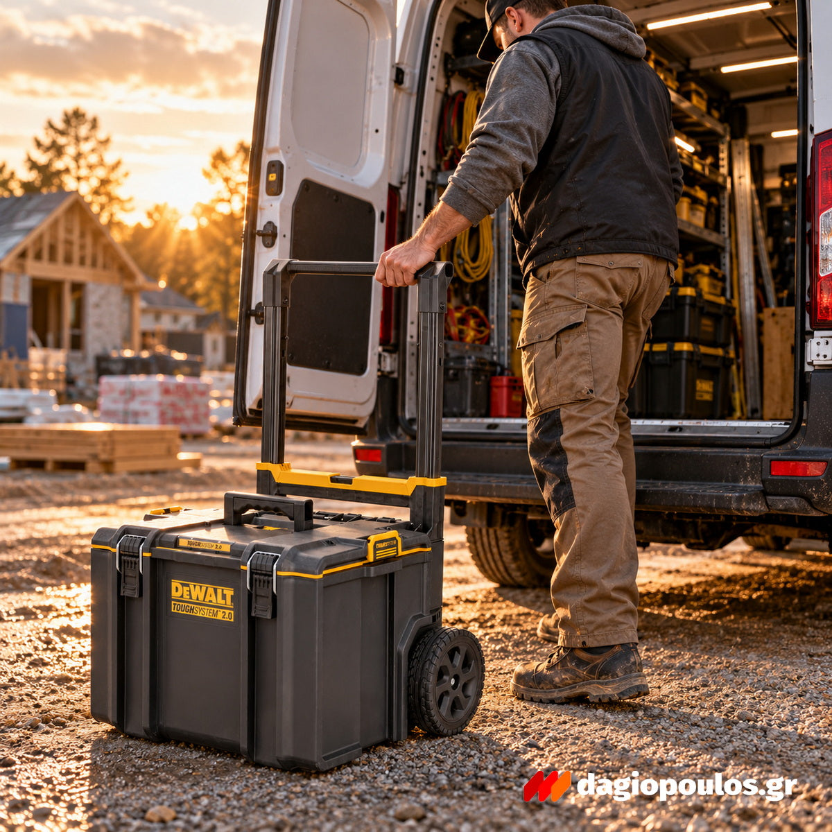 DeWalt DWST83295-1 Toughsystem 2.0 Τροχήλατο Μπαούλο Μεταφοράς & Αποθήκευσης Εργαλείων DS450