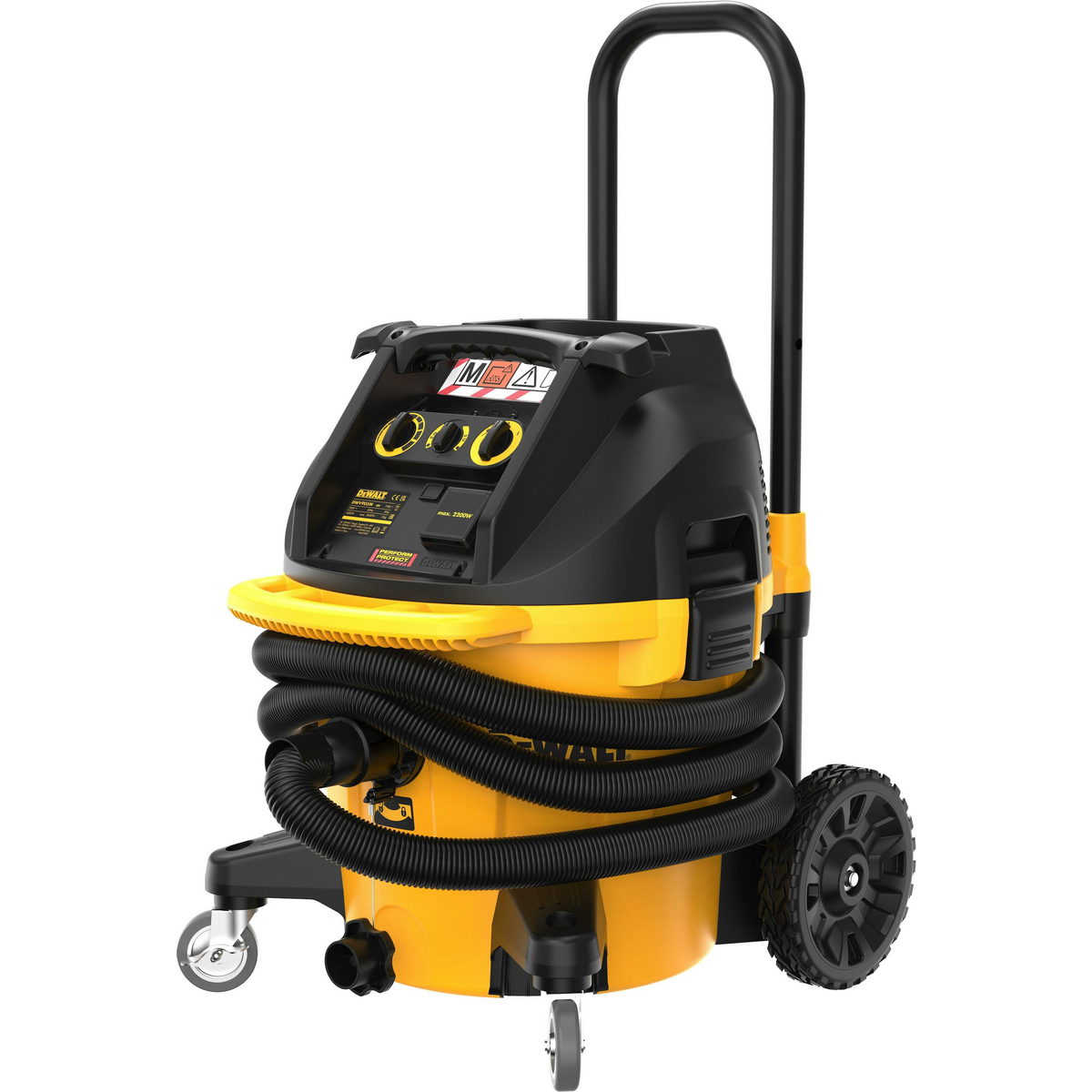 DeWalt DWV905M-QS Ηλεκτρική Σκούπα Υγρών / Στερεών 1400W Με Δοχείο 38Ltr