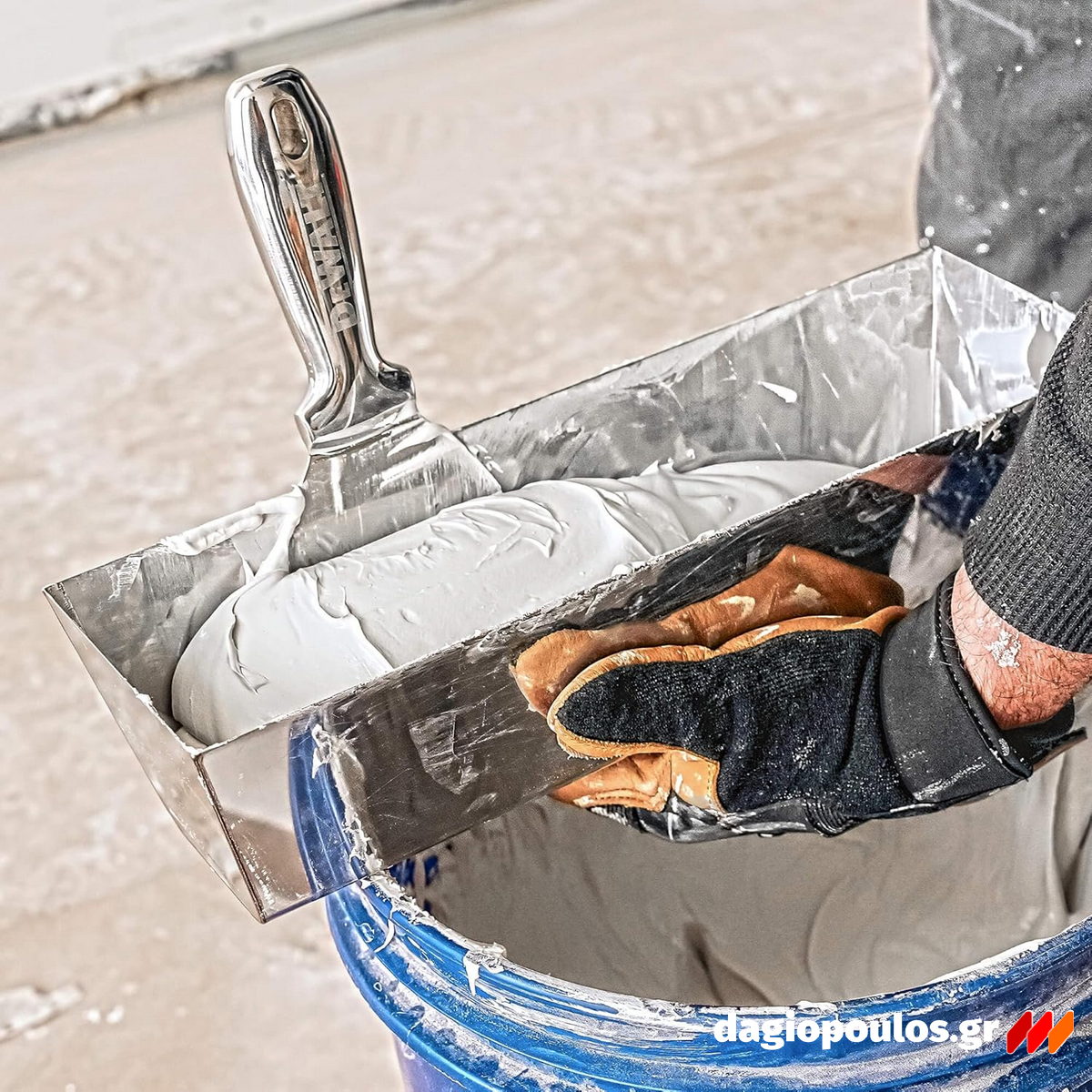 DeWalt DXTT-2-336 SS Mεταλλική Σκάφη Στόκου-Παρετίνας 16" 406mm Ανοξείδωτη