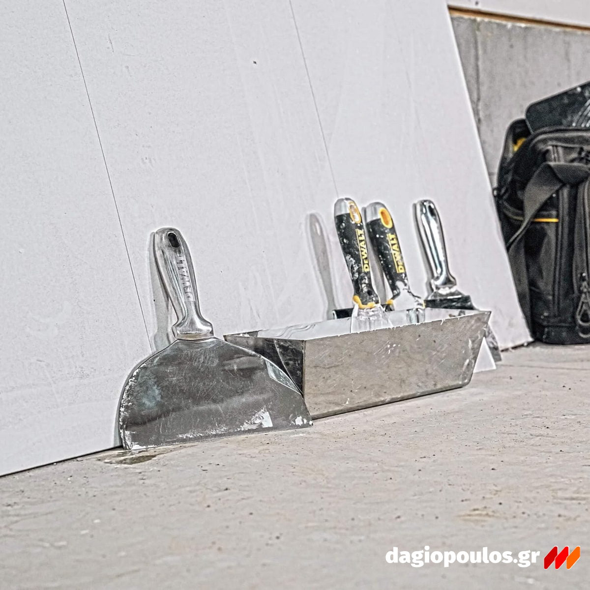 DeWalt DXTT-2-336 SS Mεταλλική Σκάφη Στόκου-Παρετίνας 16" 406mm Ανοξείδωτη