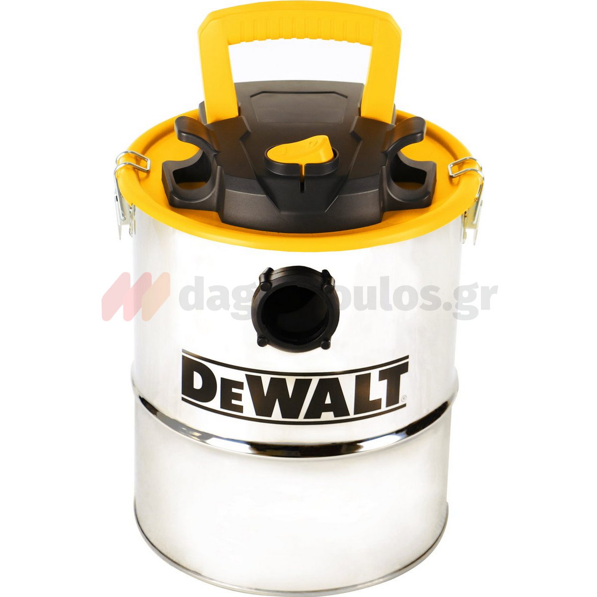 DeWalt DXV15A-QS Ηλεκτρική Σκούπα Στάχτης Με Ανοξείδωτο Κάδο 600W 15Lt