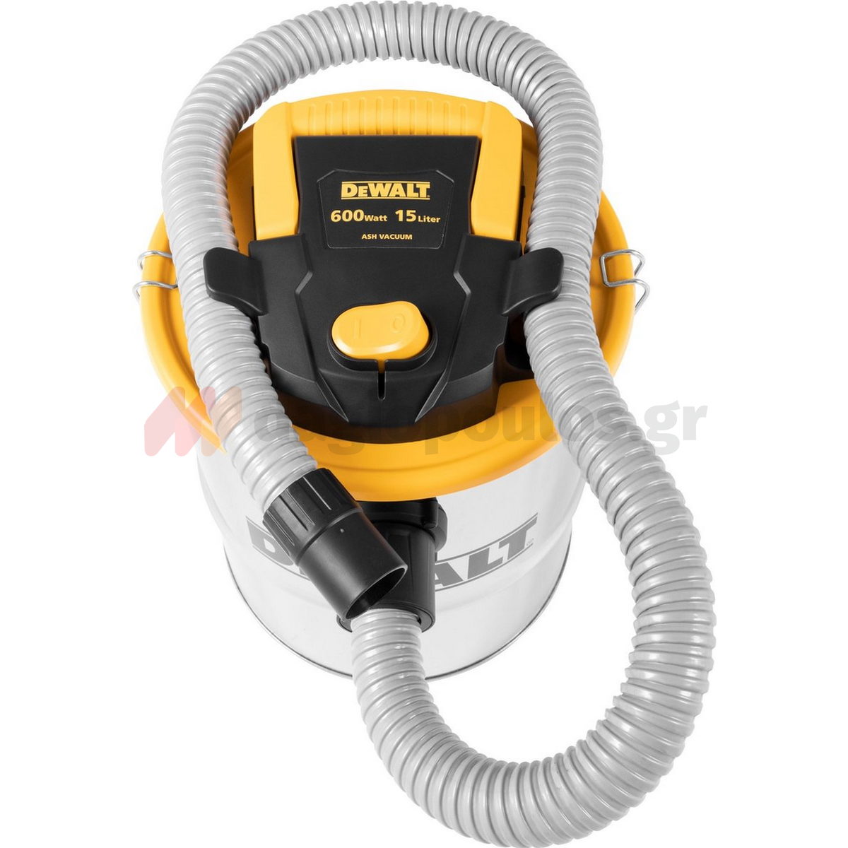 DeWalt DXV15A-QS Ηλεκτρική Σκούπα Στάχτης Με Ανοξείδωτο Κάδο 600W 15Lt