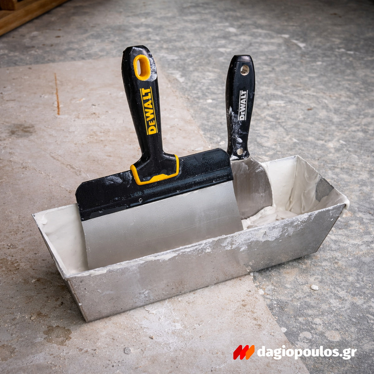 DeWalt DXTT-2-198 Stainless Steel Ανοξείδωτη Σπάτουλα Mε Μαλακή Λαβή 16" 406mm ΑΝΟΞΕΙΔΩΤΗ
