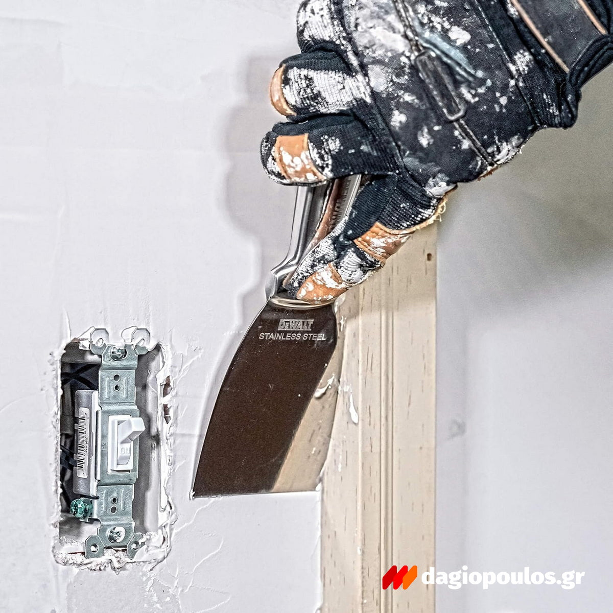 DeWalt DXTT-2-408 Stainless Steel Στοκαδόρος Με Ηλεκτροσυγκολλημένη Λαβή 8″ 203mm ΑΝΟΞΕΙΔΩΤΟΣ