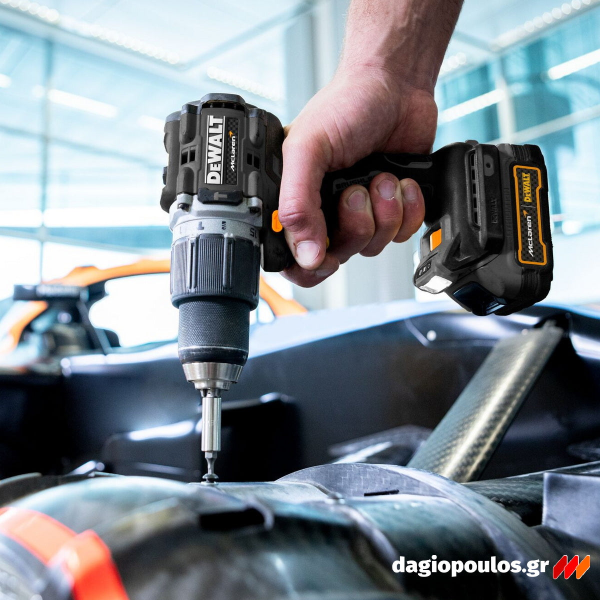 DeWalt McLaren DCK2222MP2T-QW Σετ Brushless Κρουστικό Δραπανακατσάβιδο & Παλμικό Κατσαβίδι 18V Με 2 Μπατ.5.0Ah - Βαλίτσα T-STAK