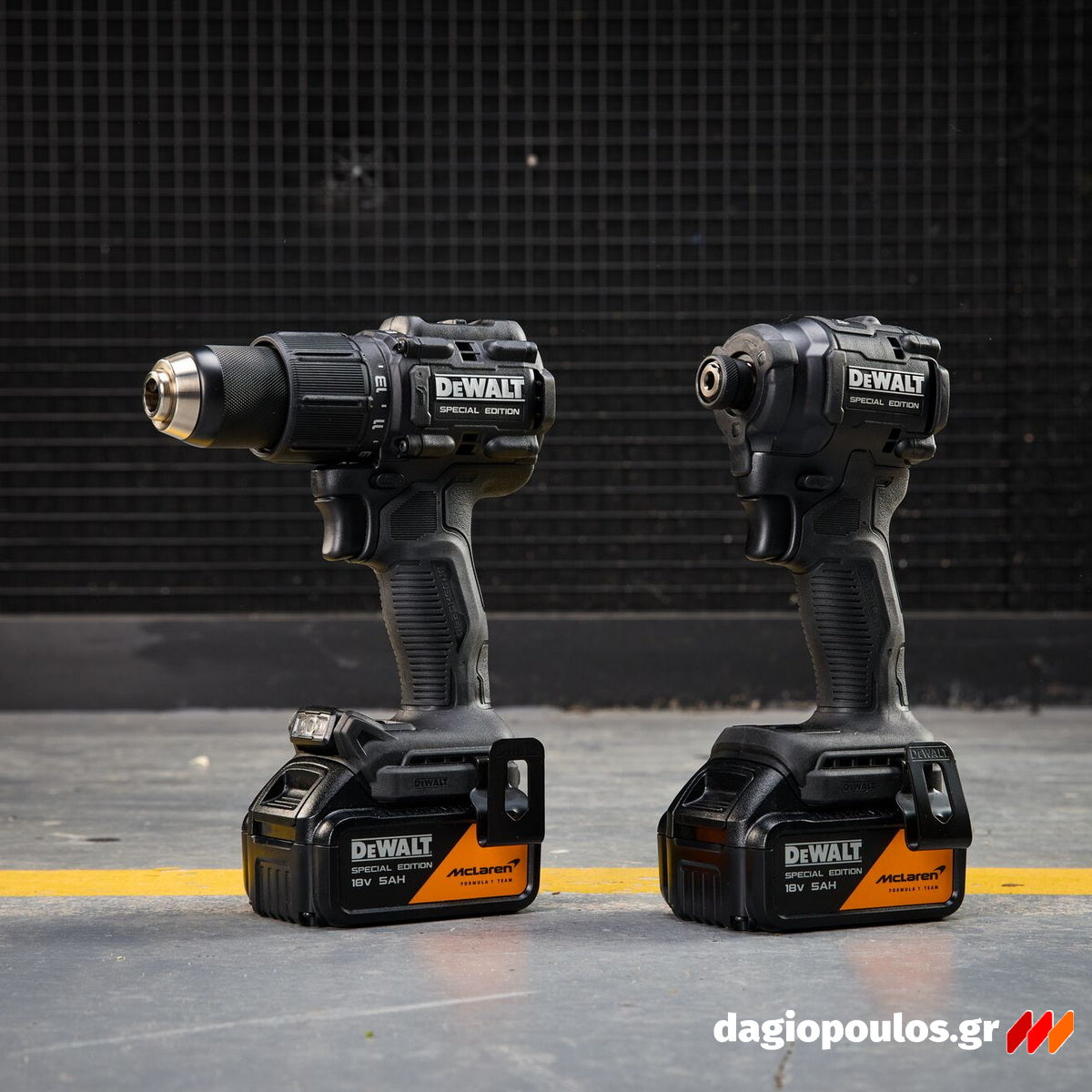 DeWalt McLaren DCK2222MP2T-QW Σετ Brushless Κρουστικό Δραπανακατσάβιδο & Παλμικό Κατσαβίδι 18V Με 2 Μπατ.5.0Ah - Βαλίτσα T-STAK