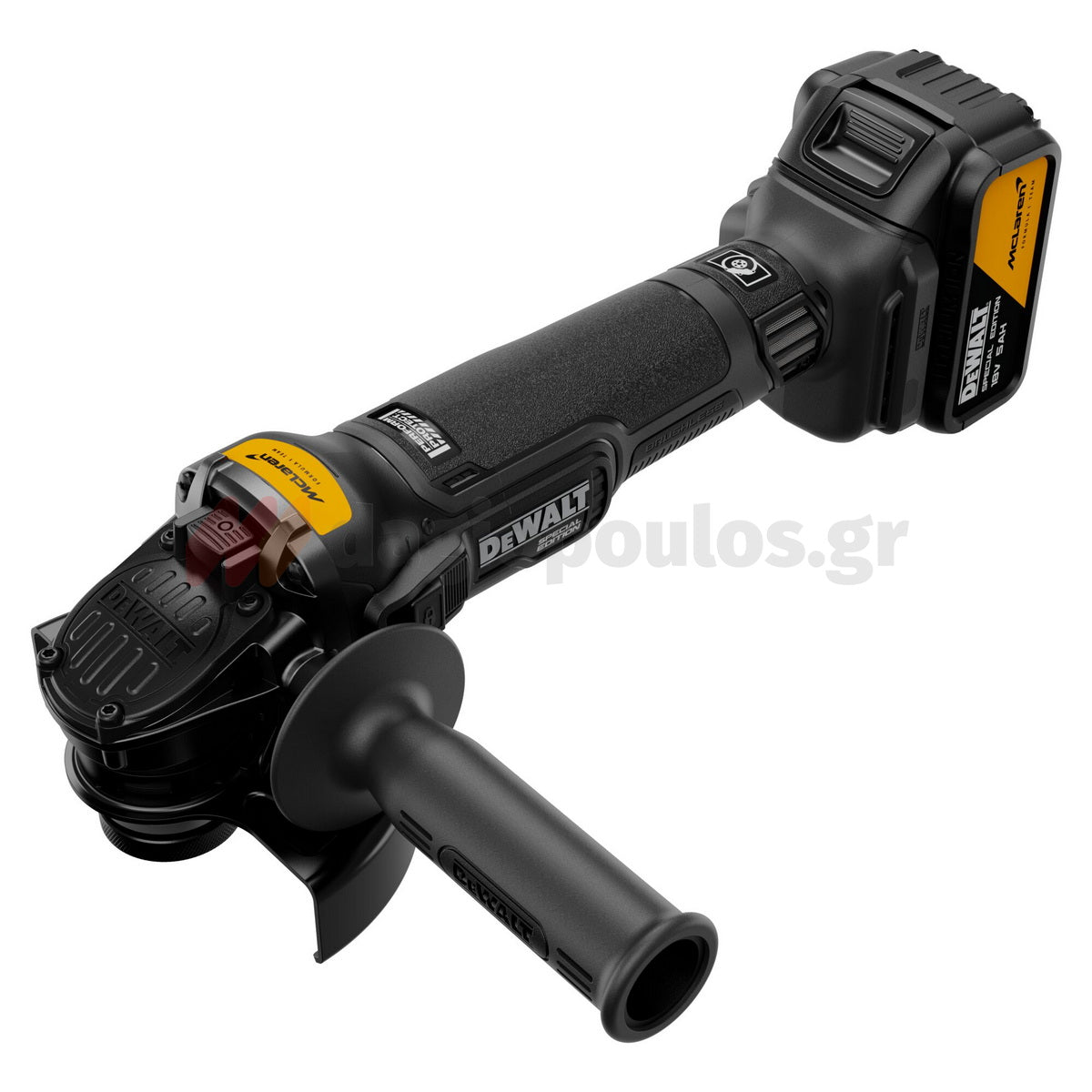 DeWalt McLaren DCK2223MP2T-QW Σετ Κρουστικό Δραπανοκατσάβιδο & Γωνιακός Τροχός 18V XR Με 2 Μπατ.5.0Ah-Βαλίτσα Μπαούλο T-Stak