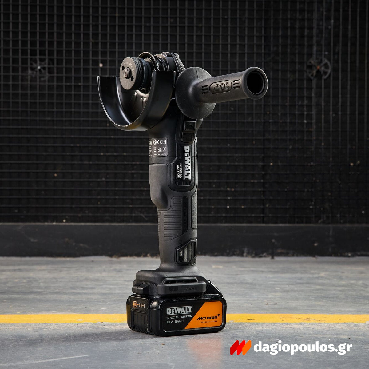 DeWalt McLaren DCK2223MP2T-QW Σετ Κρουστικό Δραπανοκατσάβιδο & Γωνιακός Τροχός 18V XR Με 2 Μπατ.5.0Ah-Βαλίτσα Μπαούλο T-Stak