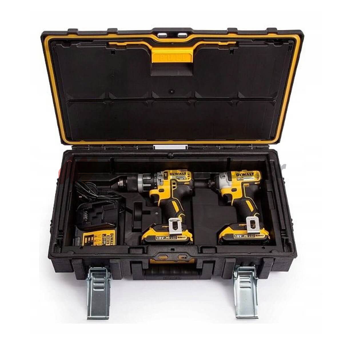 DeWalt DCK266P2-QW Brushless Συλλογή Κρουστικό Δραπανοκατσάβιδο & Παλμικό Κατσαβίδι 18V Li-Ion 2 Μπατ.5.0Ah - Φορτιστή - Βαλίτσα T-Stak