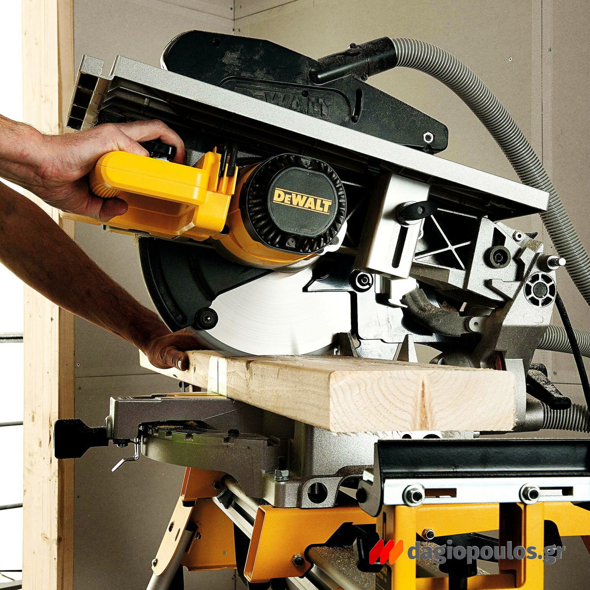 DeWalt D27113-QS Ηλεκτρικό Δισκοπρίονο - Φαλτσοπρίονο Διπλής Λειτουργείας 1600W 305mm