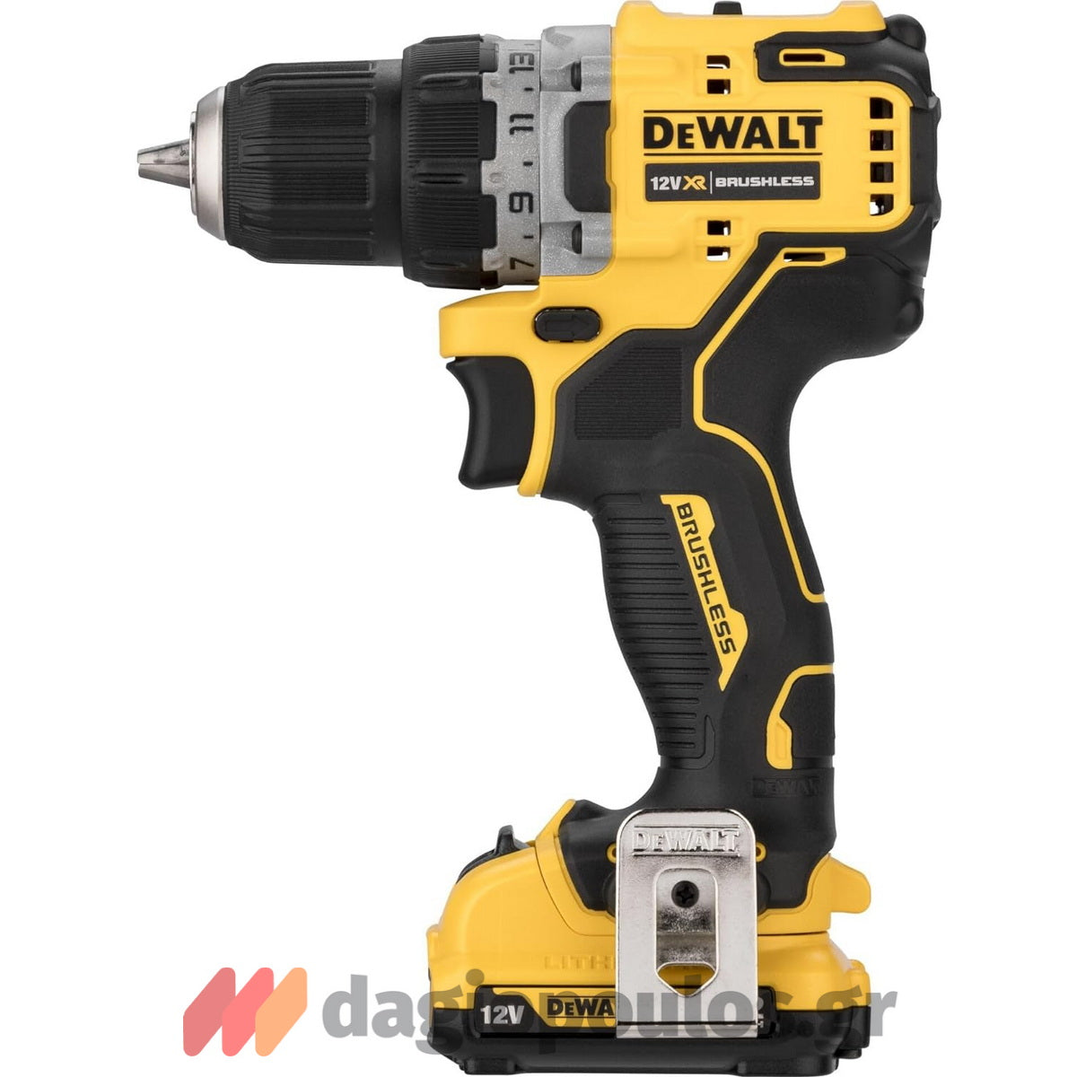 DeWalt DCK2110L2T-QW Συλλογή Brushless Δραπανοκατσάβιδο Μπαταρίας & Παλμικό Κατσαβίδι 12V Li-Ion Με 2 Μπαταρίες 3.0Ah & Βαλίτσα T-Stak