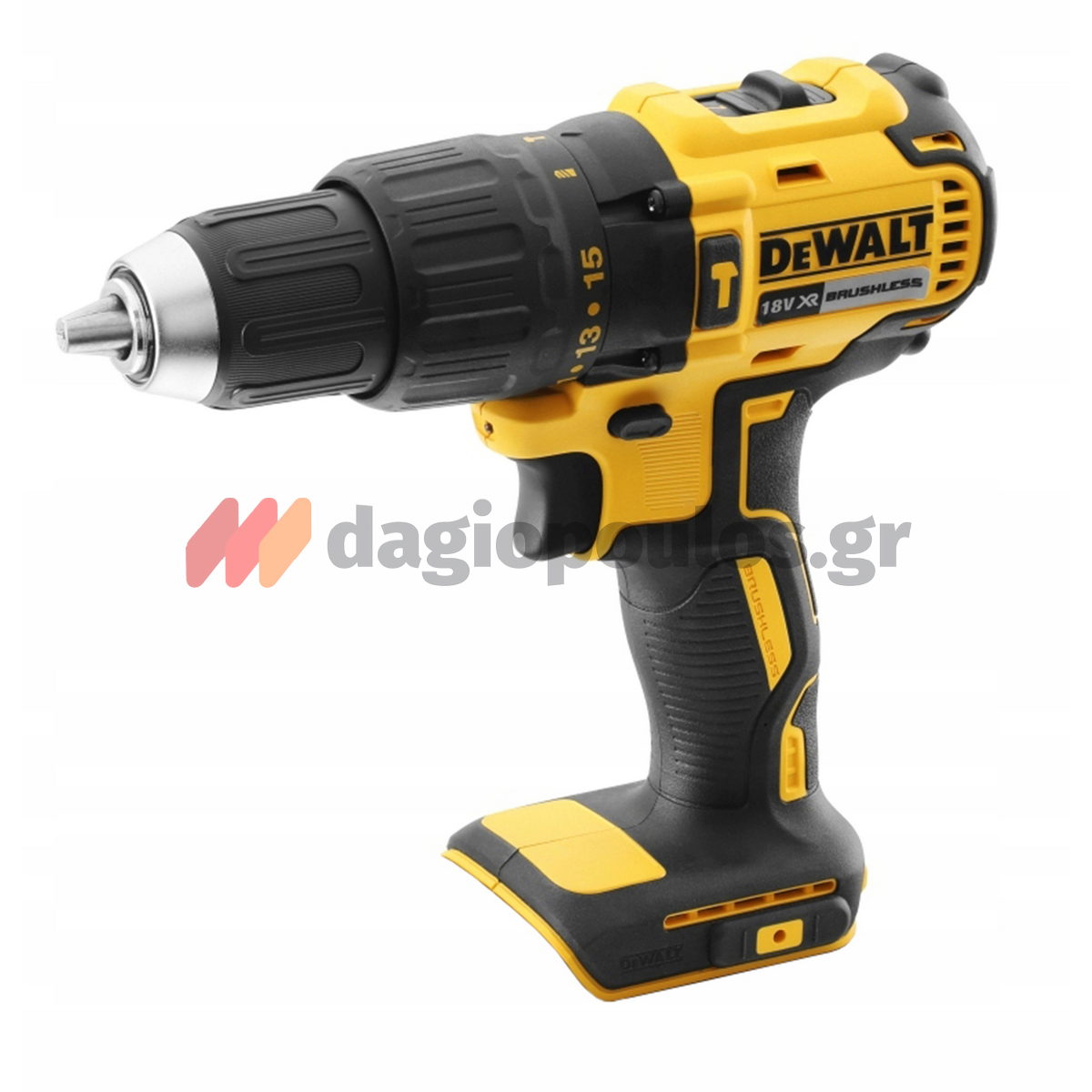 DeWalt DCK2060D2T-QW Brushless Συλλογή Κρουστικό Δραπανοκατσάβιδο & Παλμικό Κατσαβίδι 18V Li-Ion Με 2 Μπαταρίες 2.0Ah & Βαλίτσα