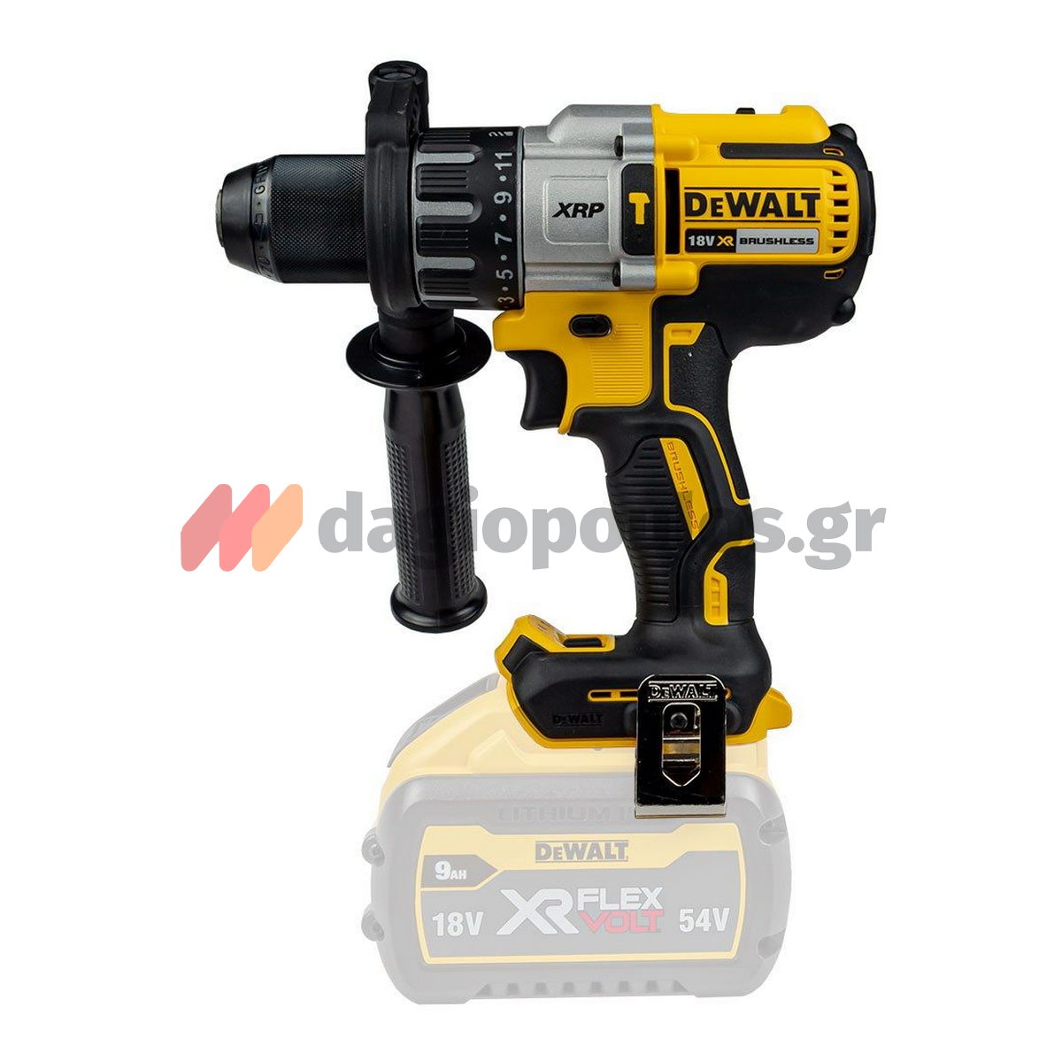 DeWalt DCK276P3T-QW Brushless Συλλογή Δραπανοκατσάβιδο & Παλμικό Κατσαβίδι Μπαταρίας 18V Li-Ion Με 3 Μπαταρίες 5.0Ah & Βαλίτσα T-Stak
