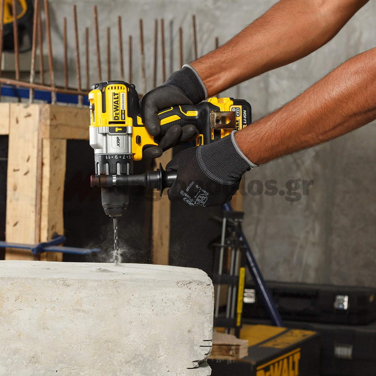 DeWalt DCK276P3T-QW Brushless Συλλογή Δραπανοκατσάβιδο & Παλμικό Κατσαβίδι Μπαταρίας 18V Li-Ion Με 3 Μπαταρίες 5.0Ah & Βαλίτσα T-Stak