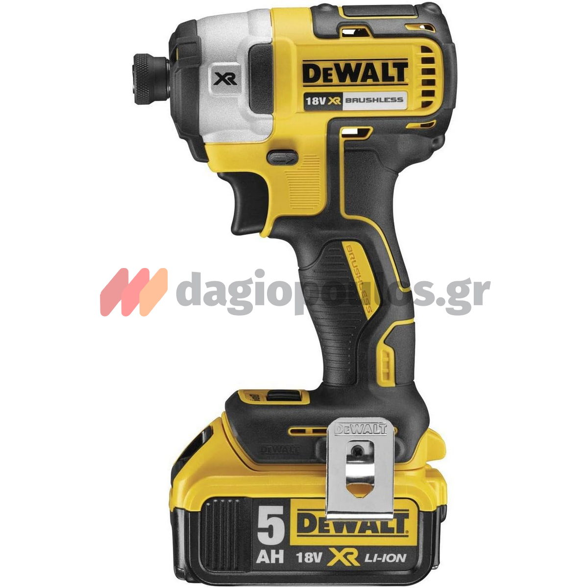 DeWalt DCF887P2-QW Brushless Παλμικό Κατσαβίδι Μπαταρίας 18V Li-Ion 1/4" 205Nm Με 2 Μπατ.5.0Ah & Βαλίτσα T-Stak