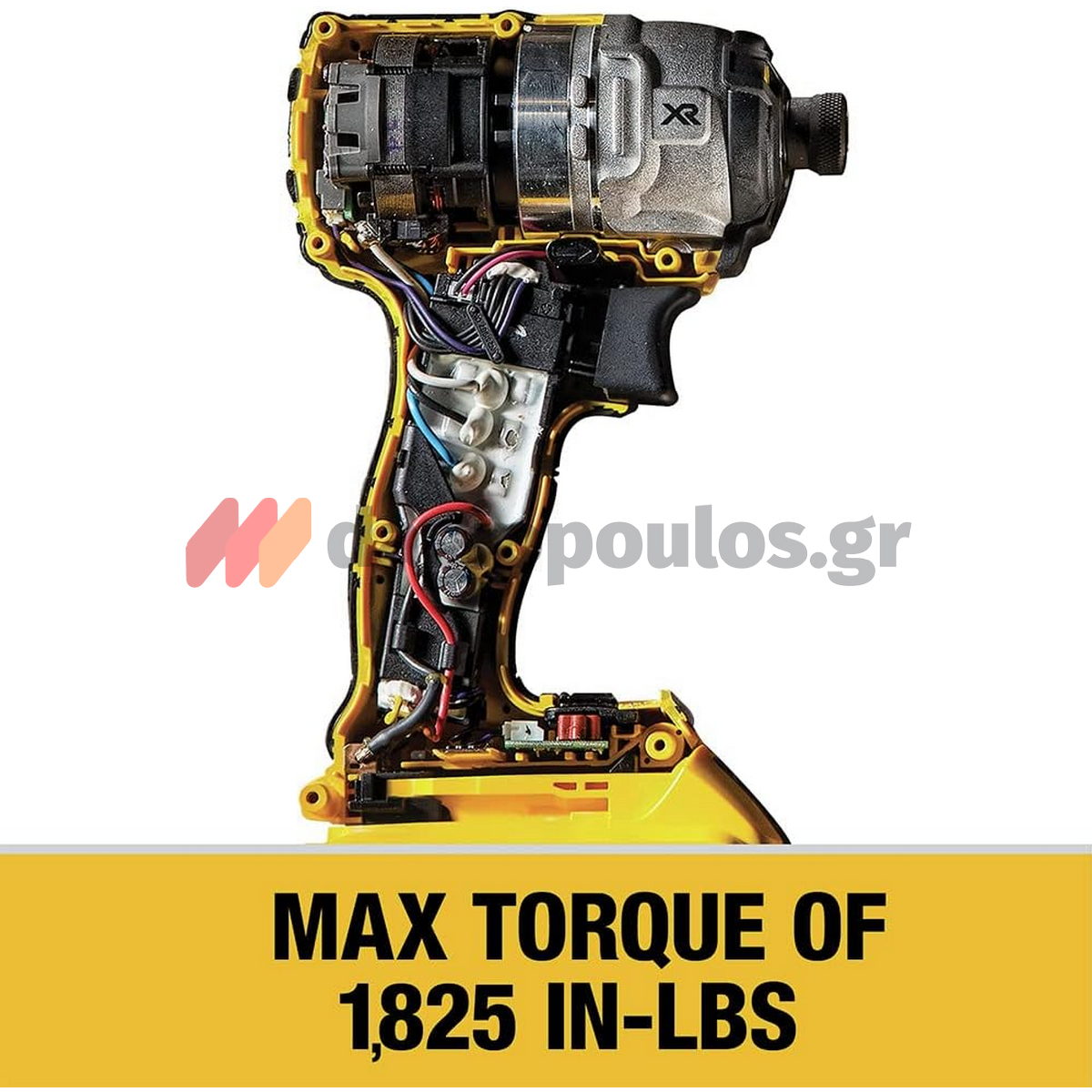 DeWalt DCF887P2-QW Brushless Παλμικό Κατσαβίδι Μπαταρίας 18V Li-Ion 1/4" 205Nm Με 2 Μπατ.5.0Ah & Βαλίτσα T-Stak