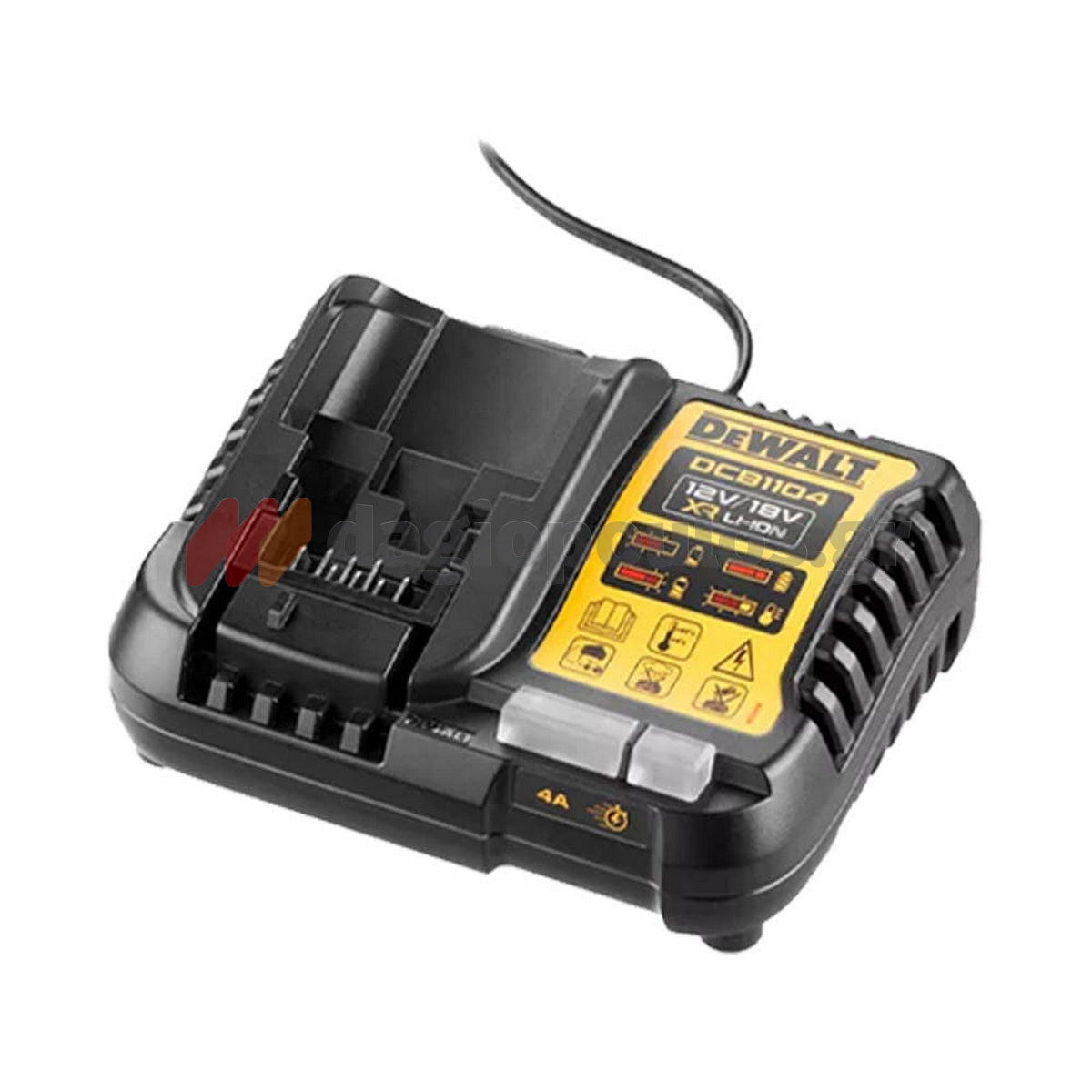 DeWalt DCG409H2T-QW Brushless Γωνιακός Τροχός Μπαταρίας 18V Li-Ion 125mm Με 2 Μπαταρίες 5.0Ah & Βαλίτσα T-Stak