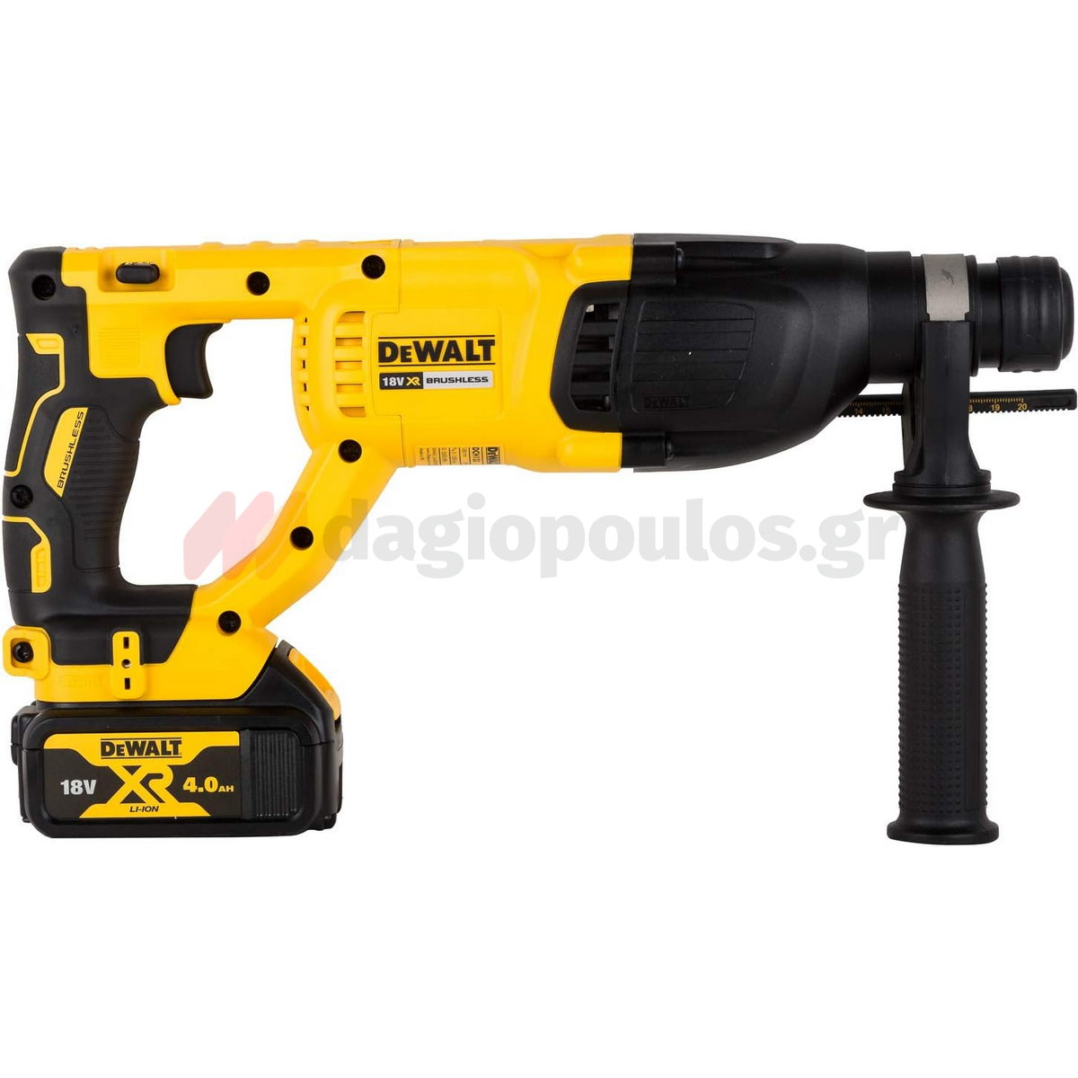 DeWalt DCH133M1-QW SDS Plus Πνευματικό Περιστροφικό Πιστολέτο Μπαταρίας 18V Li-Ion 2.6J 2.3Kgr Με Μπαταρία 4.0Ah - Βαλίτσα T-Stak