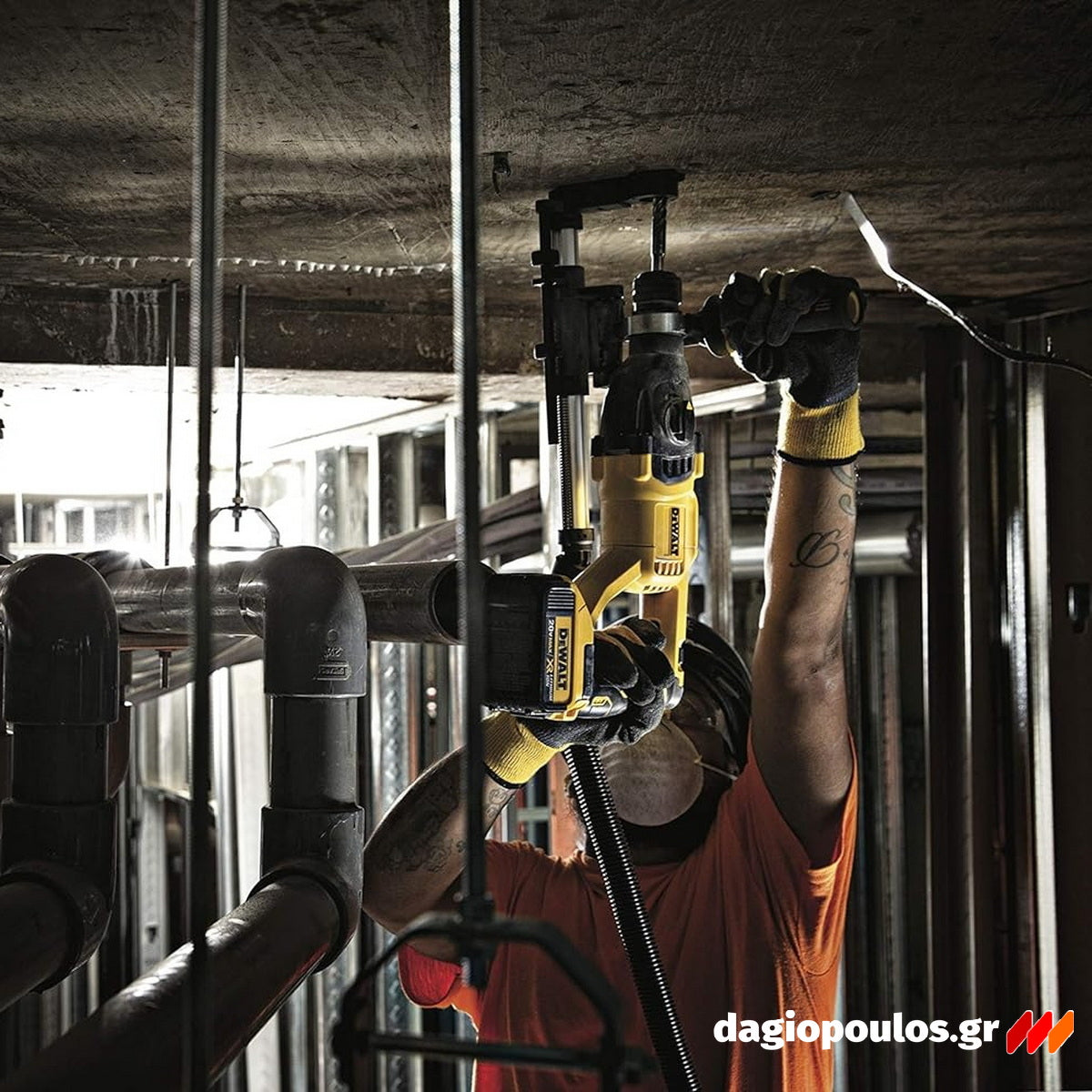 DeWalt DCH133NT-XJ Brushless Πνευματικό Περιστροφικό Πιστολέτο Μπαταρίας 18V Li-Ion 2.6J 2.3Kgr SOLO Με Βαλίτσα T-Stak