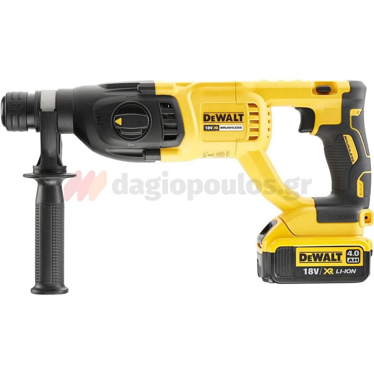DeWalt DCH133M1-QW SDS Plus Πνευματικό Περιστροφικό Πιστολέτο Μπαταρίας 18V Li-Ion 2.6J 2.3Kgr Με Μπαταρία 4.0Ah - Βαλίτσα T-Stak
