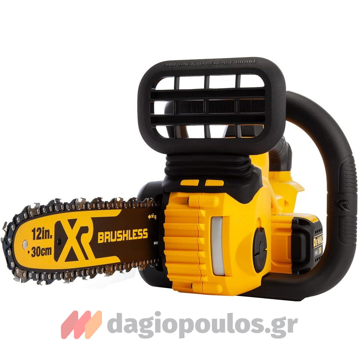 DeWalt DCM565P1-QW Brushless Αλυσοπρίονο Μπαταρίας 18V Li-Ion Με Μπαταρία XR 5.0Ah