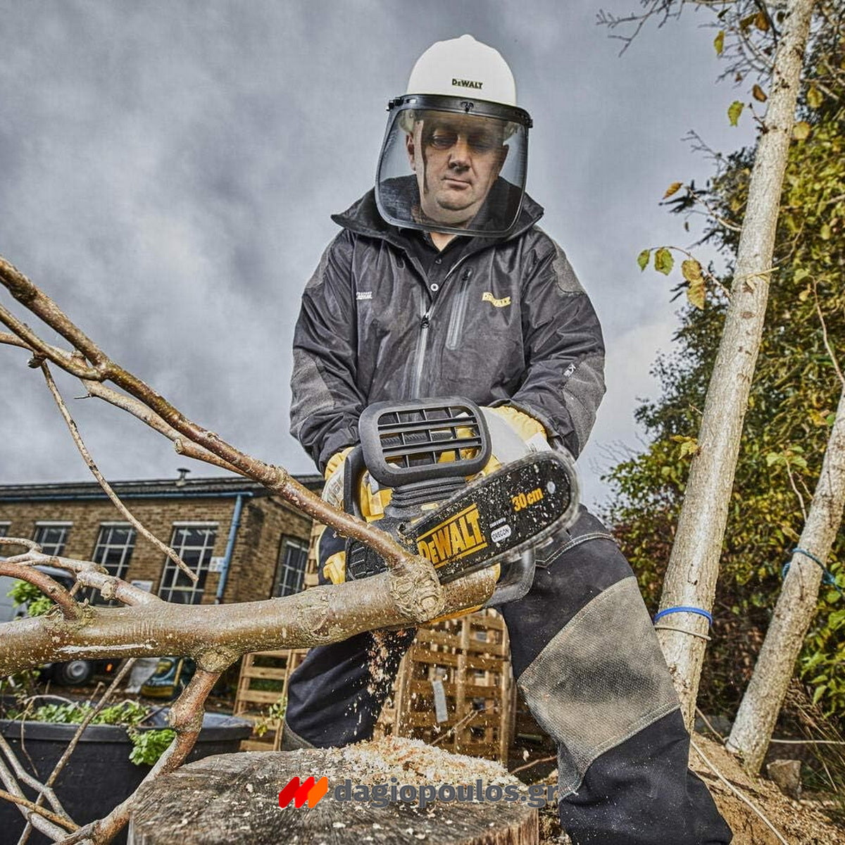 DeWalt DCM565P1-QW Brushless Αλυσοπρίονο Μπαταρίας 18V Li-Ion Με Μπαταρία XR 5.0Ah