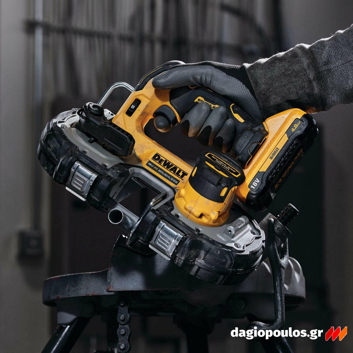 Dewalt DCS377NT-XJ Brushless Πριονοκορδέλα Μπαταρίας 18V Li-Ion SOLO Με Βαλίτσα T-Stak