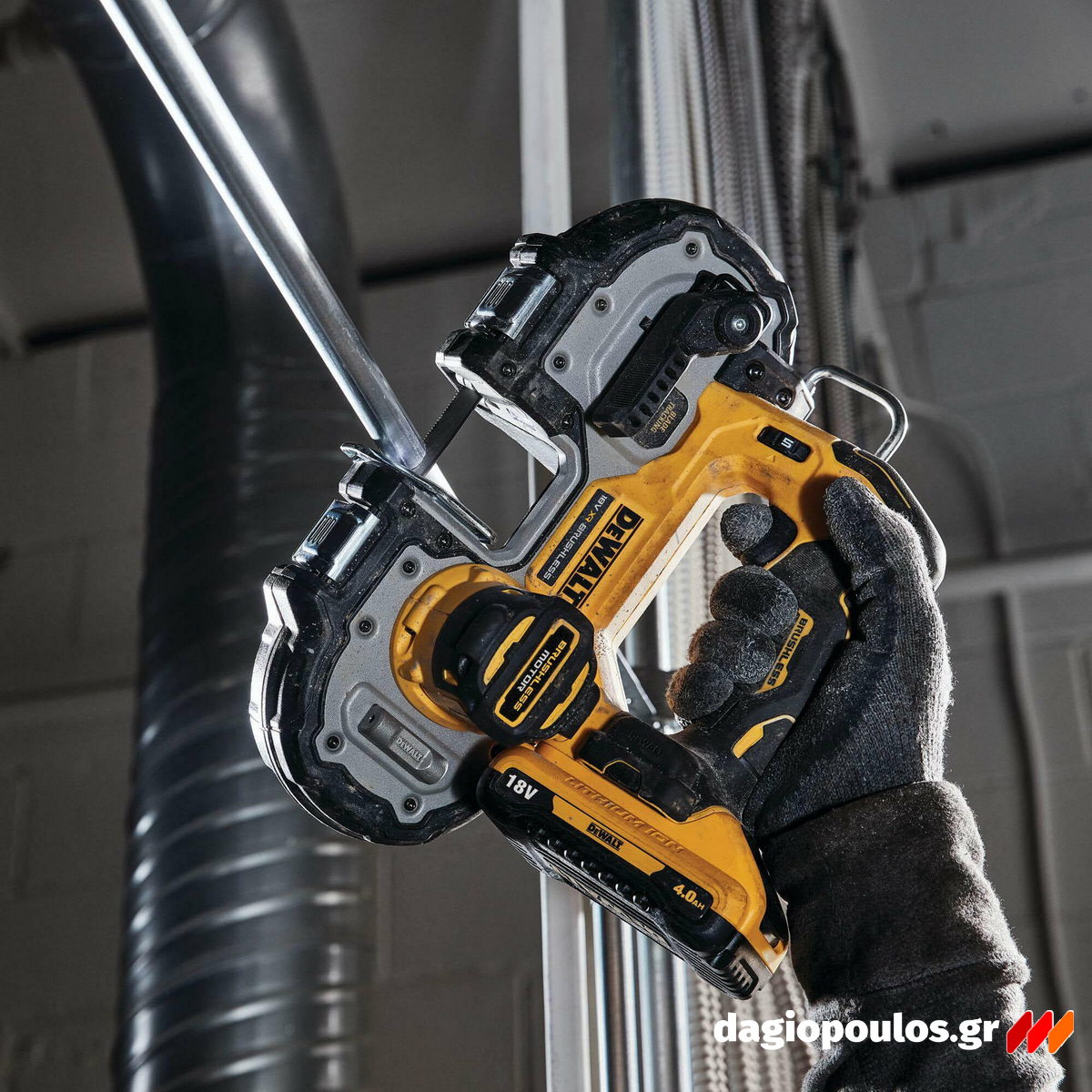 Dewalt DCS377NT-XJ Brushless Πριονοκορδέλα Μπαταρίας 18V Li-Ion SOLO Με Βαλίτσα T-Stak