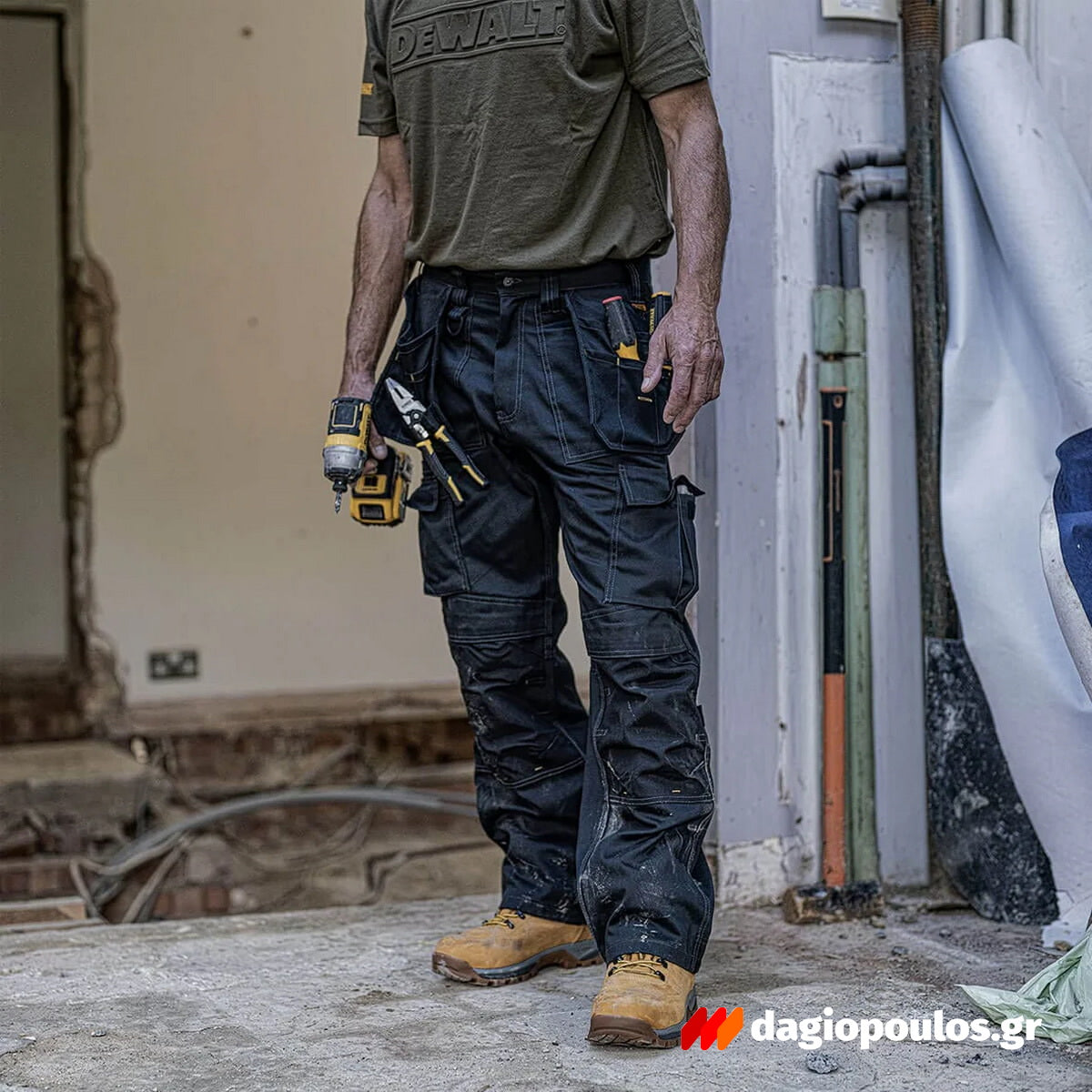 DeWalt DWC26-001 Pro Tradesman Παντελόνι Εργασίας Μαύρο