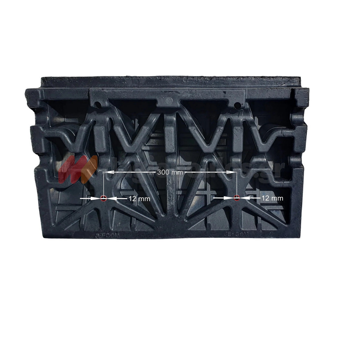 Ράμπα Πεζοδρομίου Μεσαία Χρωματιστή 60cm x 36cm x 15cm