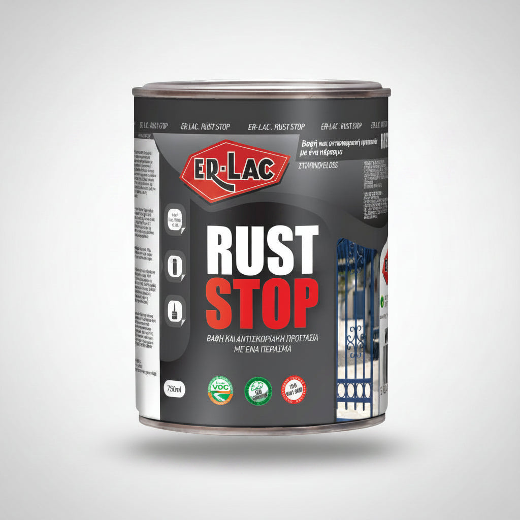 ErLac Rust Stop Silicon 3 σε 1 Ανάγλυφο Ματ Αντισκωριακό Χρώμα ΑΠΕΥΘΕΙΑΣ στη Σκουριά 559 ΧΑΛΑΖΙΑΣ