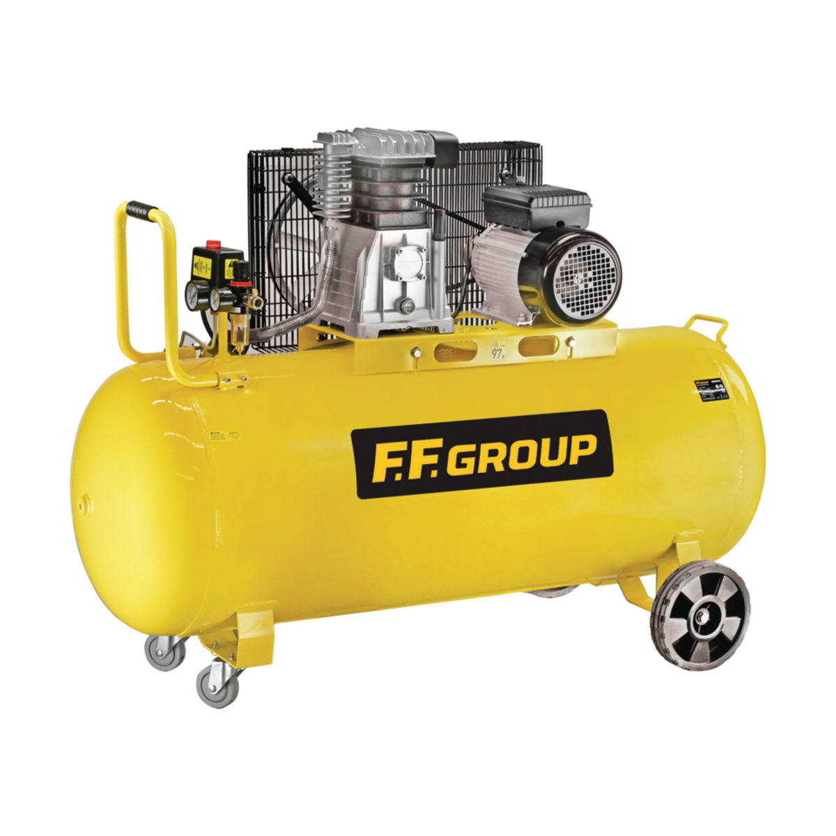 FF Group AC-B 200/4MC PRO 49776 Αεροσυμπιεστής Κομπρεσέρ Αέρος Με Ιμάντα 4.0Hp 200Ltr