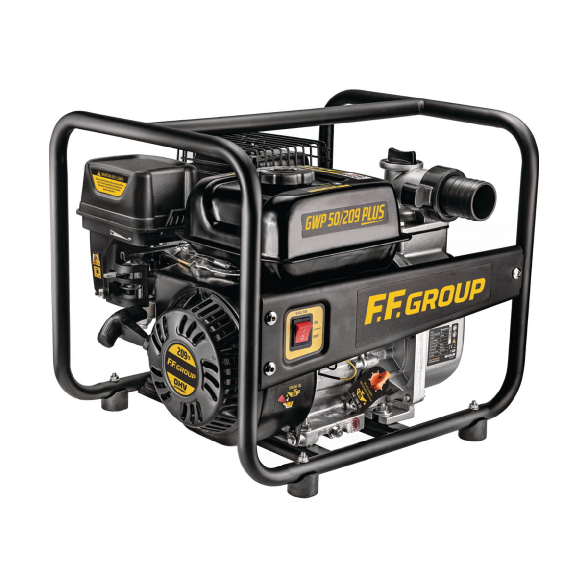 FF Group GWP 50209 PLUS 46633 Αντλία Επιφάνειας Βενζίνης Ομβρίων Υδάτων 7.0 Hp 209cc