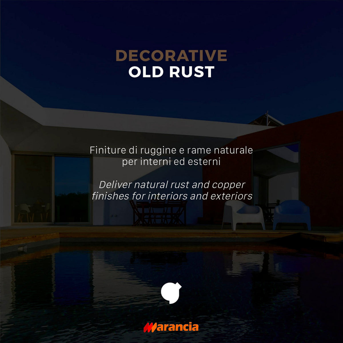 Giolli 324 Old Rust Τεχνοτροπία Απομίμησης Σκουριάς Σιδήρου & Χαλκού OLD RUST FINITURA (ΤΕΛΙΚΗ ΠΡΟΣΤΑΣΙΑ) 1 Ltr