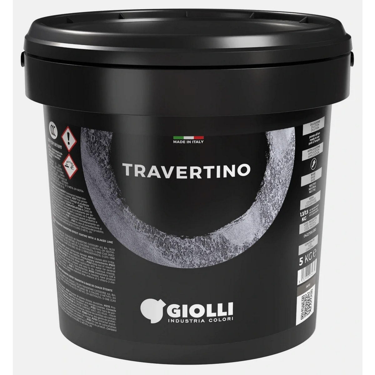 Giolli 227 Travertino Διακοσμητικό Επίχρισμα Τοίχου Από Μάρμαρο και Ασβέστη