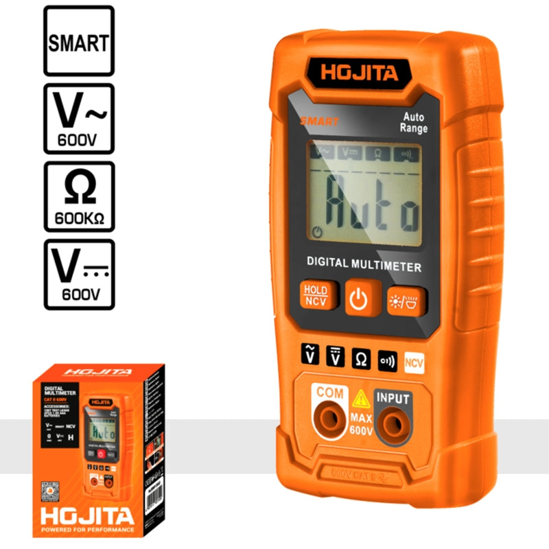 Hojita HJDM1502 Πολύμετρο Ψηφιακό True Rms 2000 Μετρήσεων