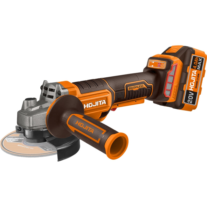 Hojita HJLAPM31 Brushless Γωνιακός Τροχός Μπαταρίας 20V Li-Ion 115mm Με Μπαταρία 4.0Ah & Βαλίτσα
