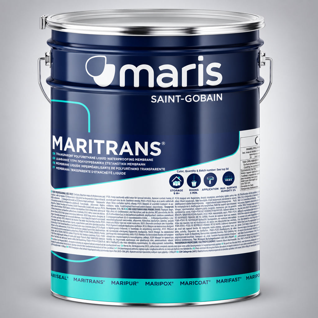 Maris Maritrans Διαφανές Βερνίκι Μόνωσης Πλακιδίων Μαρμάρων Πολυουρεθάνης