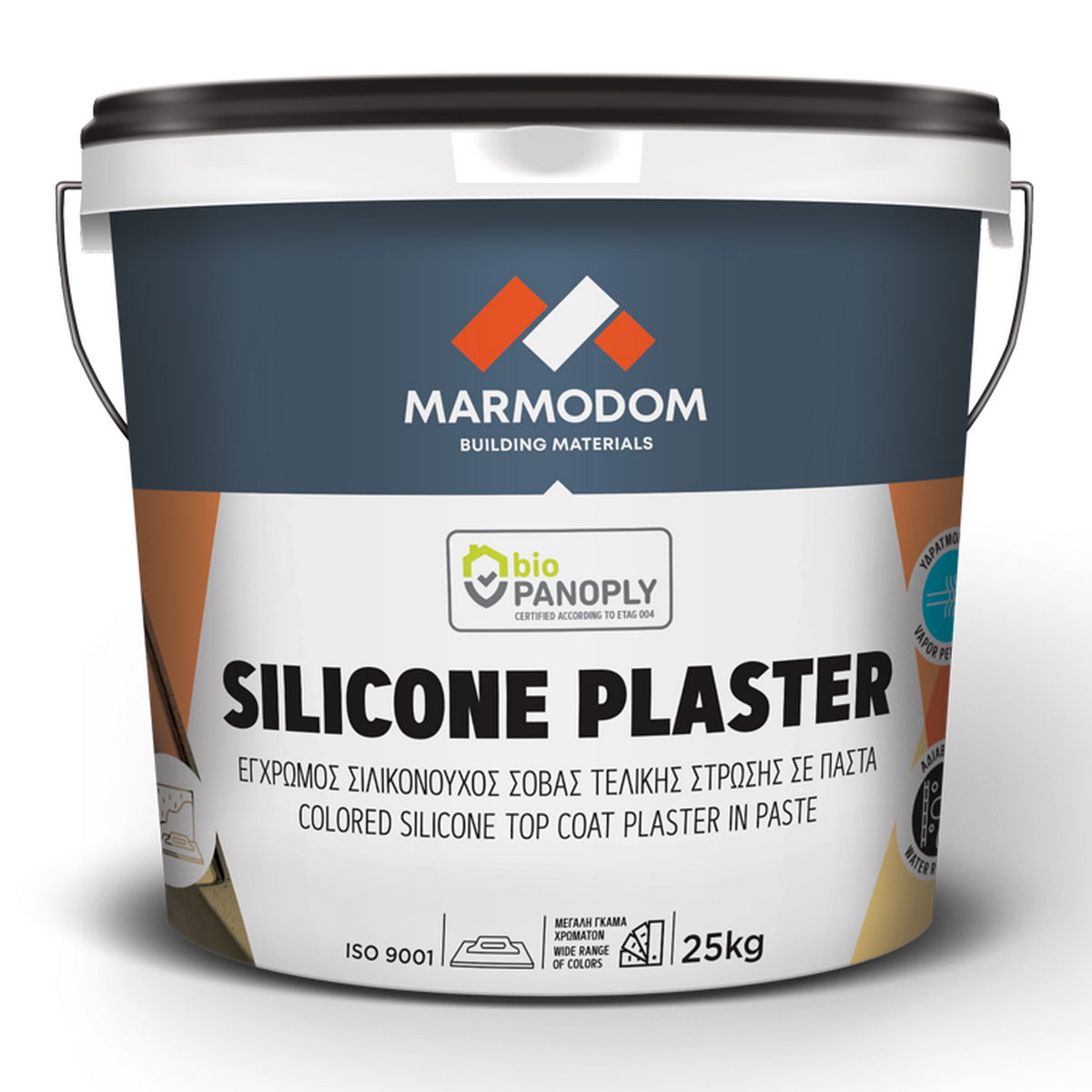 Marmodom Silicone Plaster Σιλικονούχος Τελικός Σοβάς Θερμοπρόσοψης Graffiato