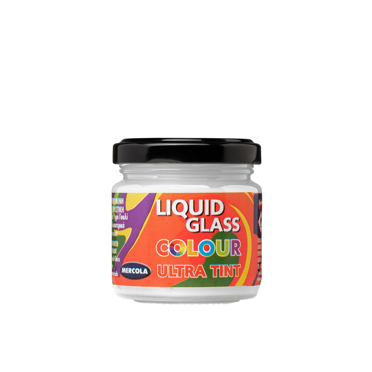 Mercola LIQUID GLASS COLOUR ULTRA TINT Αδιαφανείς Χρωστικές Υγρού Γυαλιού, Πολυεστερικών και Πολυουρεθανικών Λευκό
