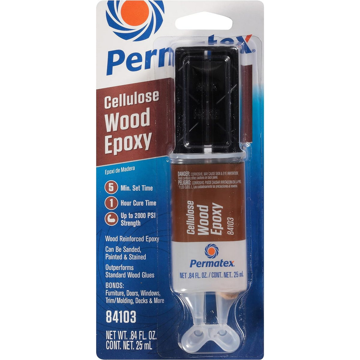 Permatex 84103 Κόλλα Εποξειδική Ξύλου Με Κυτταρίνη 25ml