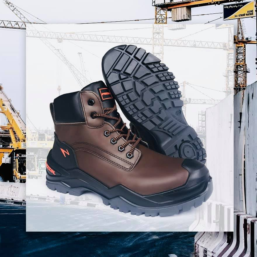 Pezzol Black Rock S3 SRC Παπούτσια Ασφαλείας Εργαζομένων Ημιμποτάκια Με ΜΗ Μεταλλική Προστασία Ιταλίας