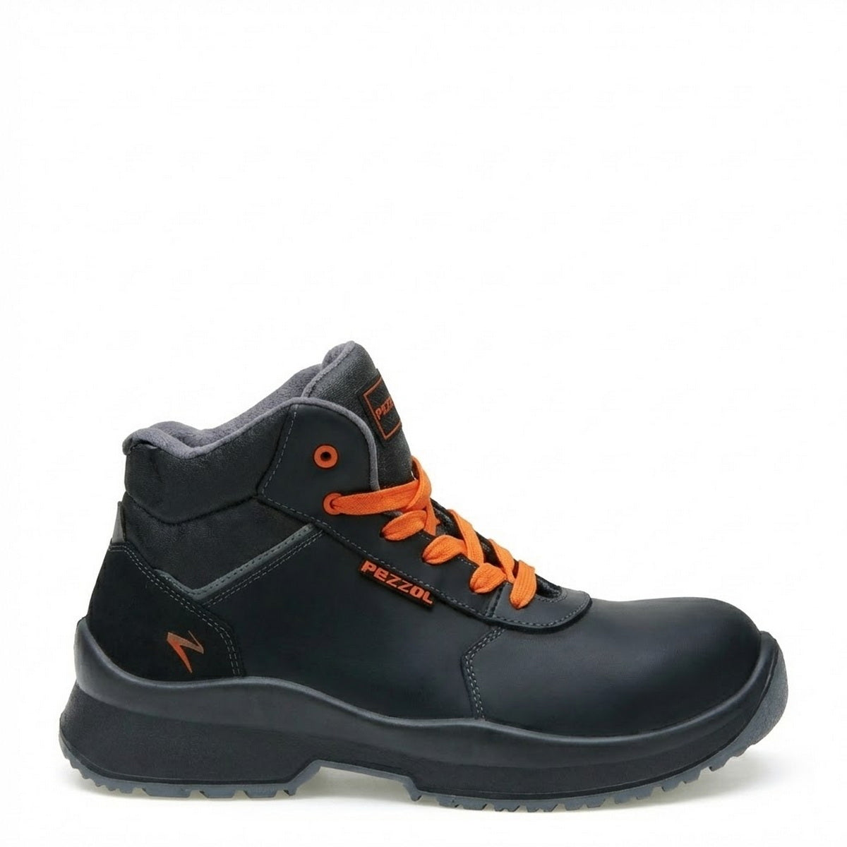 Pezzol Jackson Orange S3 SRC Παπούτσια Ασφαλείας Εργαζομένων Ημιμποτάκια Με ΜΗ ΜΕΤΑΛΛΙΚΗ Προστασία Ιταλίας