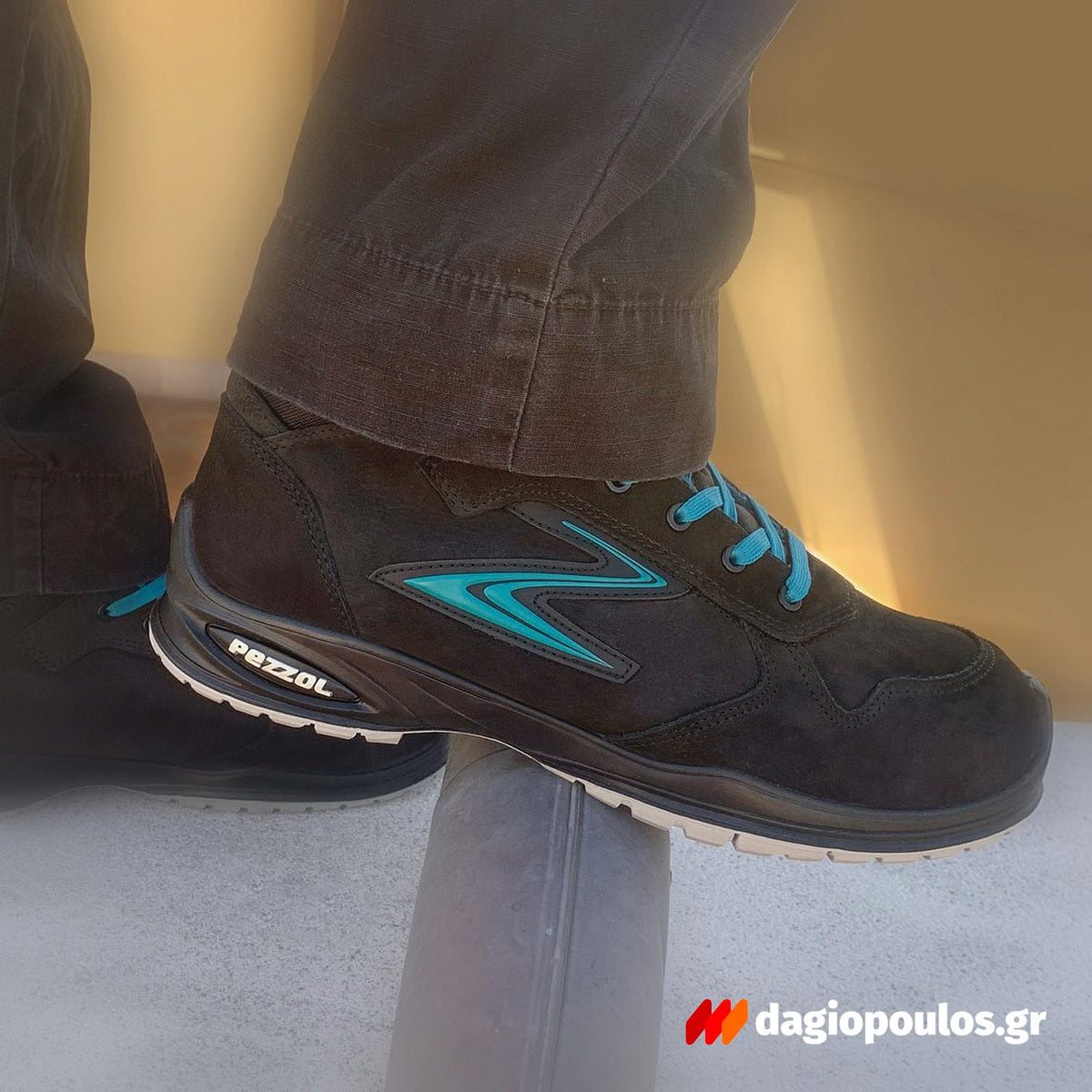 Pezzol Levante S3S Παπούτσια Ασφαλείας Εργαζομένων Ημιμποτάκια Με Προστασία Ιταλίας