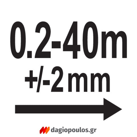 Yato YT-73122 Μέτρο Με Μετρητή Αποστάσεων Laser 40mtr
