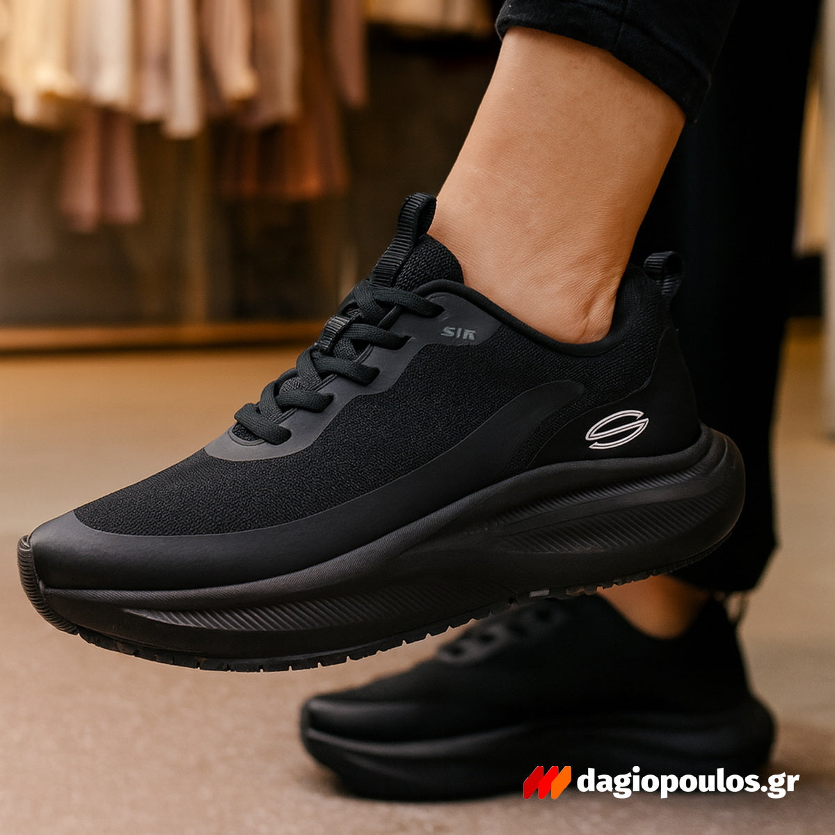SIR Safety BLACK RUNNER MB1439 01 Παπούτσια Εργασίας Χαμηλά ΧΩΡΙΣ Προστασία Ιταλίας