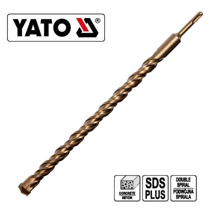Yato SDS Plus S3 Τρυπάνι Για Πνευματικά Δράπανα Υψηλών Προδιαγραφών SDS plus 3 Ακίδων (Τρίκοπο)